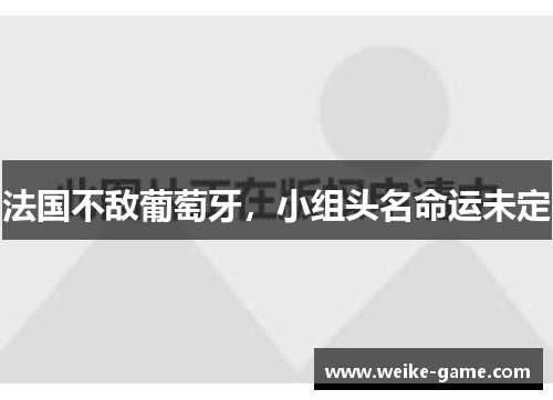 法国不敌葡萄牙，小组头名命运未定